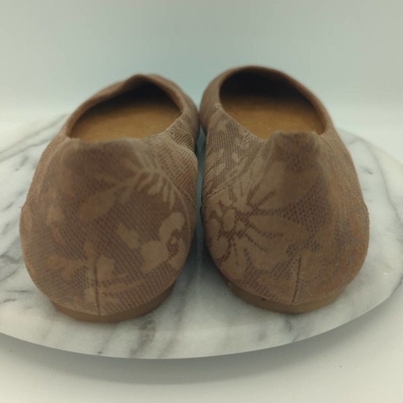 Boc Born Concepts Beige Tan Floral Flats Loafers Slip On Shoes Women's Size 9 - Picture 4 of 11
